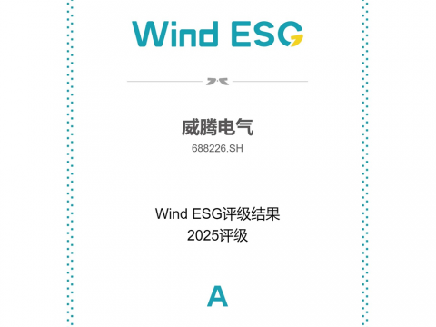 利来老牌国际官网app电气Wind ESG评级由BBB跃升至A级